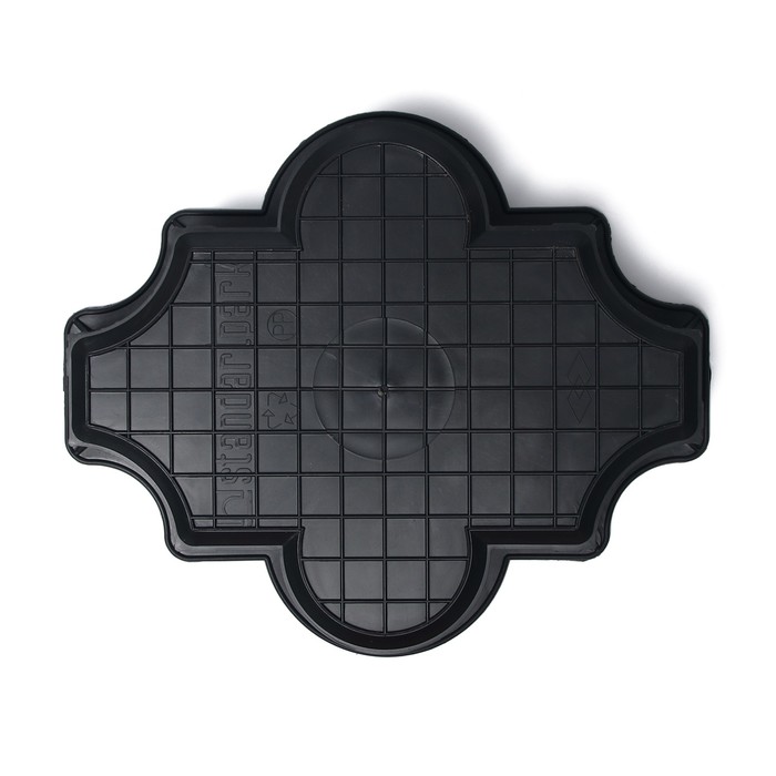 Форма для тротуарной плитки «Клевер», 26.5 × 22 × 5.6 см, гладкая, Ф11019, 1 шт.