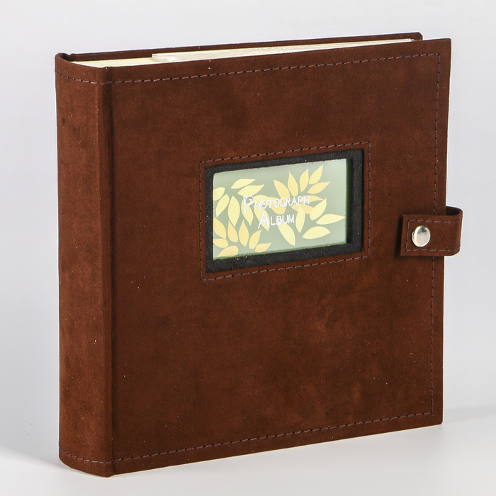 Фотоальбом на 200 фото 10х15 см Innova Savannah Faux Suede кн. п-т икс. замша МИКС