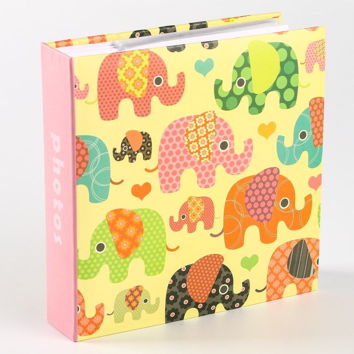 Фотоальбом на 200 фото 10х15 см Innova Cute Animals Glue bound slip  МИКС