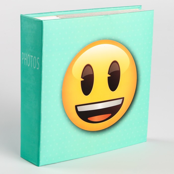 Фотоальбом на 200 фото 10х15 см Innova Emoji Slip Smiley книжный п-т