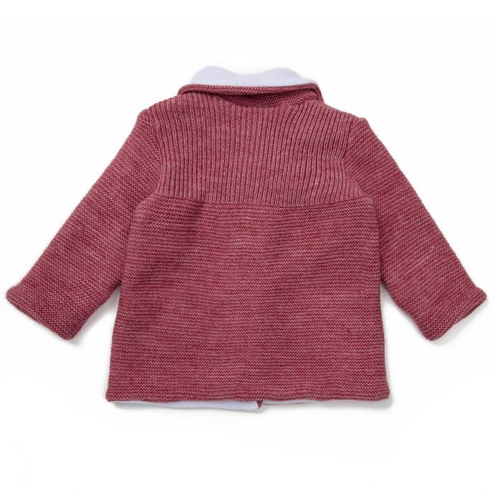 Кардиган(пальто) детское, рост 80-86 см, цвет перламутр 1807_М