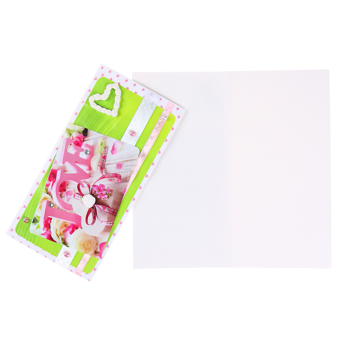 Открытка "Любовь" подарок, ручная работа