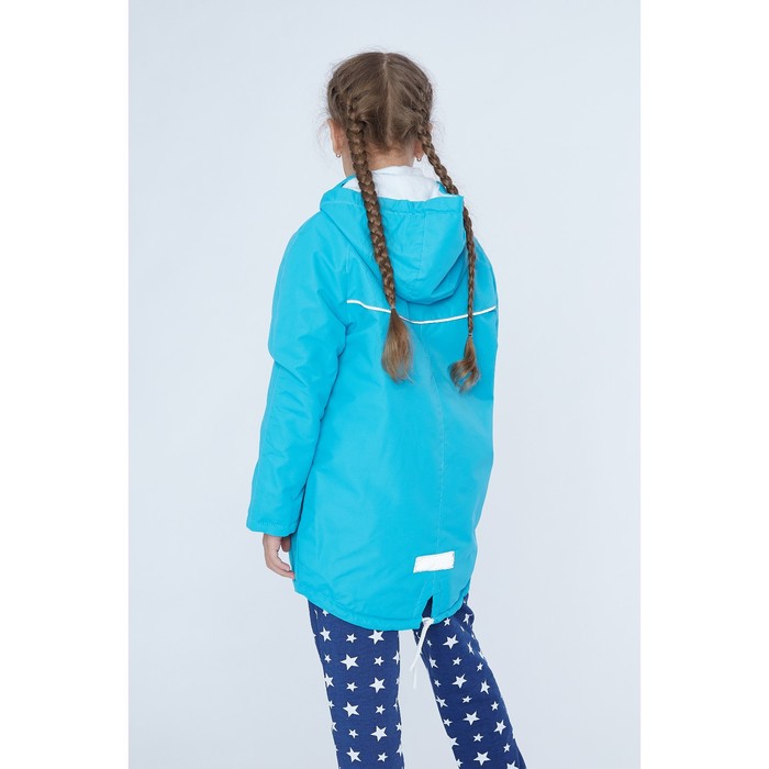 Куртка для девочки "Алиса", рост 104 см, цвет бирюзовый ДД-0410
