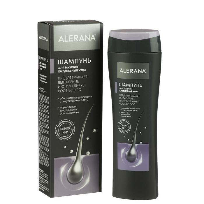 Шампунь для волос Alerana «Ежедневный уход», для мужчин, 250 мл цена и фото
