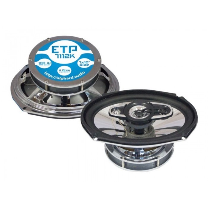 Акустическая система Alphard ETP-7112K, 18х25 см, 200 Вт, набор 2 шт