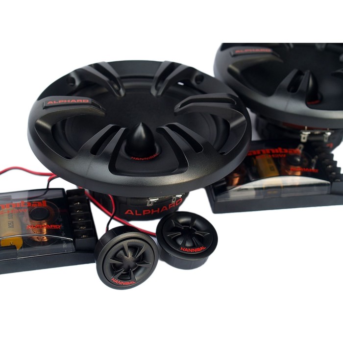 Акустическая система Alphard Hannibal CS-H2W, 16.5 см, 120 Вт, набор 2 шт