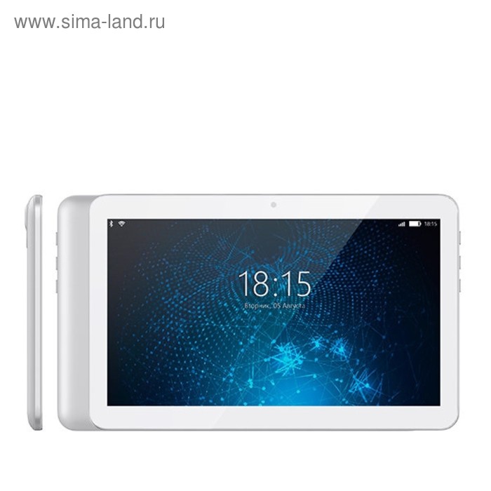 фото Планшет bq 1081g 3g white, 10,1", tn, 1024x600, quad core, 1+8gb, 0.3+2, 4000ma, белый