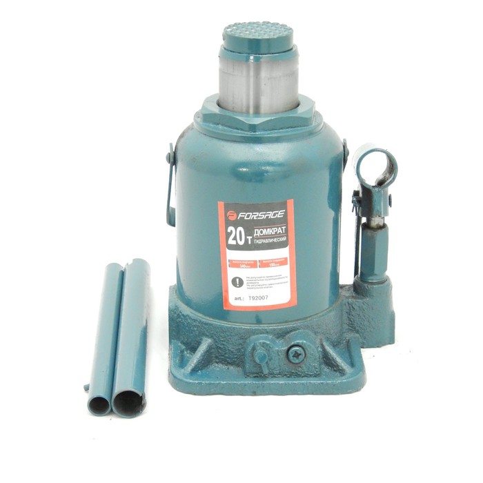 Домкрат бутылочный Forsage F-T92007, 20 т, низкий, с клапаном, 190-335 мм