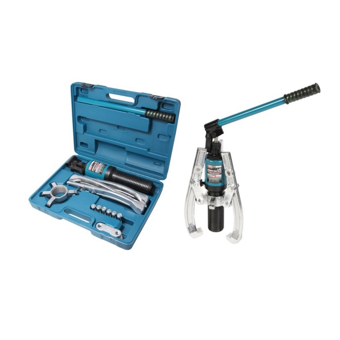 Съемник двух-трехлапый Forsage F-6590605H, гидравлический, 5т, Ø захвата 50-200 мм, кейс