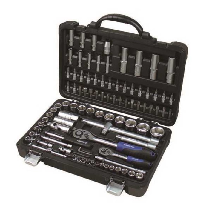 Набор инструмента Forsage F-4941-5, 1/4", 1/2", головки 6-гр. 4-32 мм, 94 предмета, кейс