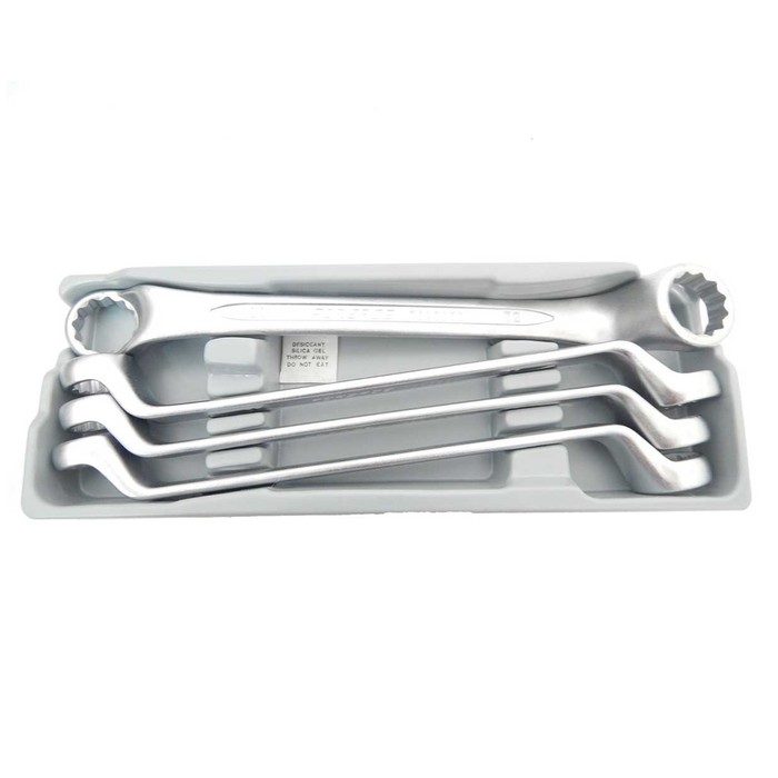 Набор ключей накидных Forsage F-T5044, отогнутых на 75°, 23-32 мм, 4пр., в лотке