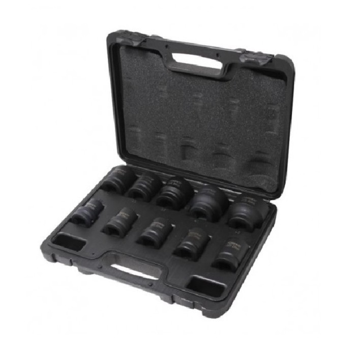 Набор головок торцевых Forsage F-6101-5MPB, ударных, 3/4", 6 гр. 17-46 мм, 10 пр., кейс