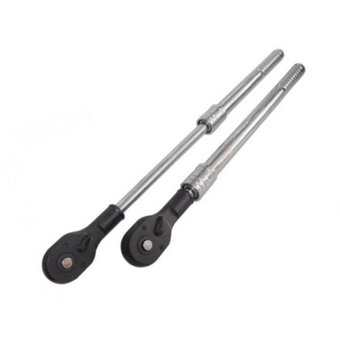 Трещотка Forsage F8026760W, реверсивная, телескопическая, 3/4", 500-760 мм, 24 зубов