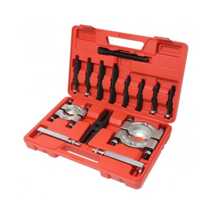 Набор съемников Forsage F-66611, сегментного типа: 30-50, 50-75 мм, двухлапый 120мм, 14пр.