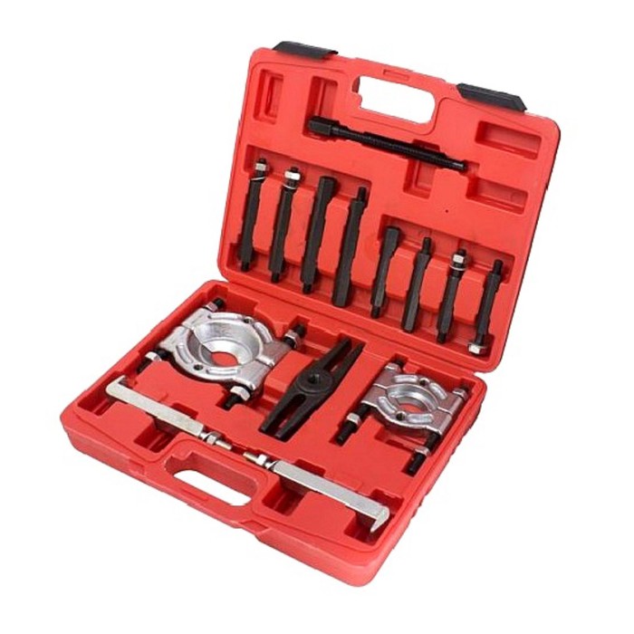 Набор съемников Forsage F-04J1001, сегм. типа 30-50мм, 50-75мм, двухлапый 40-115мм, 14пр.