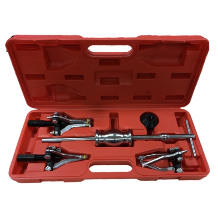 Комплект съемников Forsage F-04J1011, внутр./нар. подшипников и втулок, 3-х захв., 7пр.