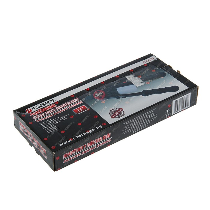 Заклепочник двуручный Forsage F-01J0122, усиленный, L=280 мм, заклепка 2.4, 3.2, 4, 4.8