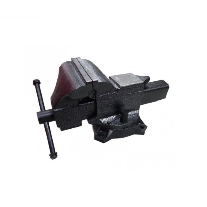 Тиски стальные Forsage F-6540205A, поворотные с наковальней, 5" - 125 мм