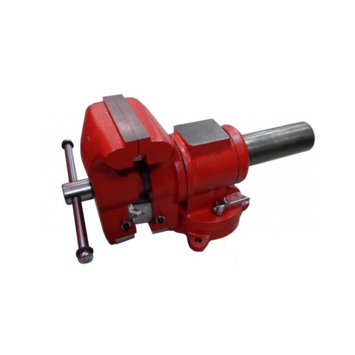 Тиски стальные Forsage F-MV6540205, поворотные в двух плоскостях, с наковальней, 5" 125мм