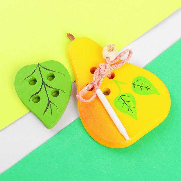 Шнуровка "Груша с листиком"