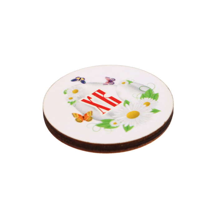 Магнит "ХВ" ромашки ,ассорти, 40 мм