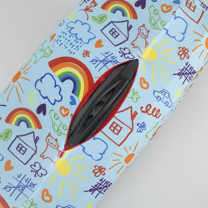 Чехол для чемодана 24", 41*25*61, "Детство"