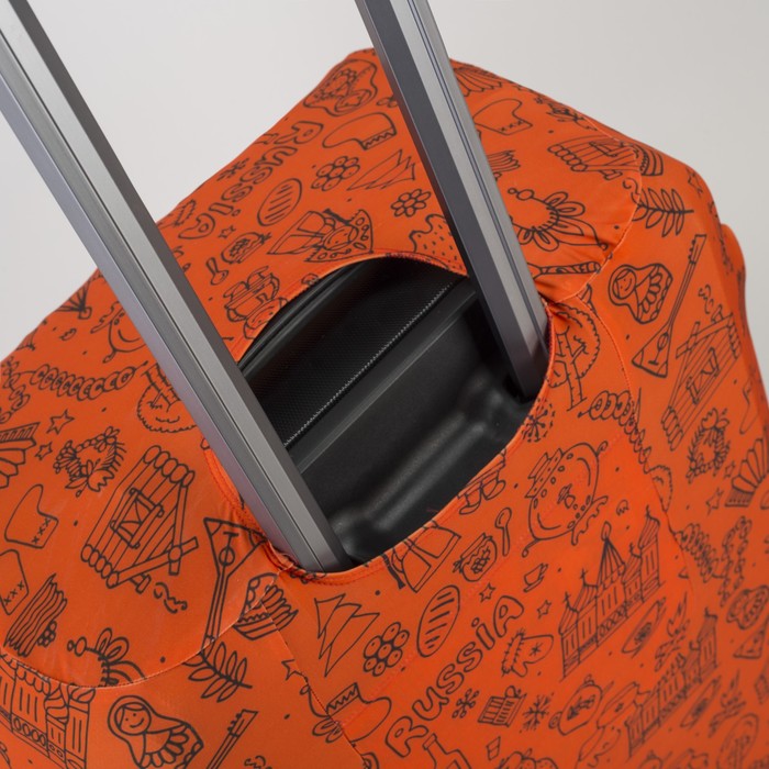 Чехол для чемодана 24", 41*25*61, "Россия-Оранж"