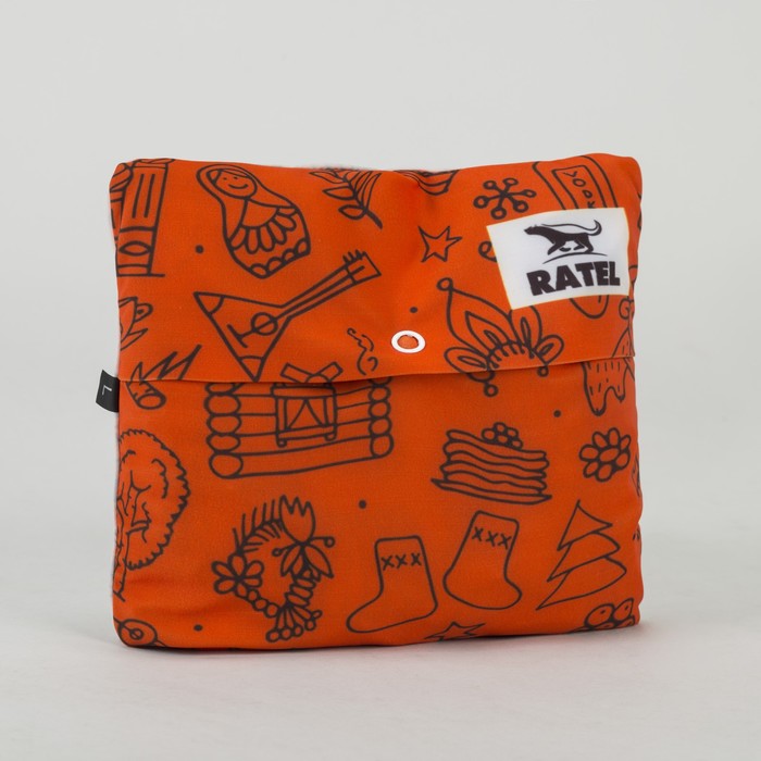 Чехол для чемодана 24", 41*25*61, "Россия-Оранж"