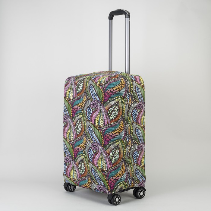 Чехол для чемодана 20", "Павлин"