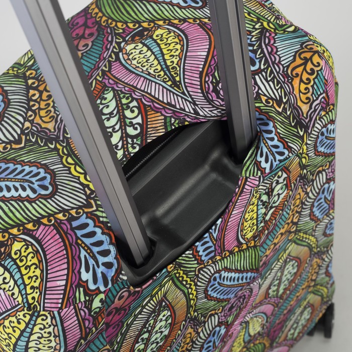 Чехол для чемодана 20", "Павлин"