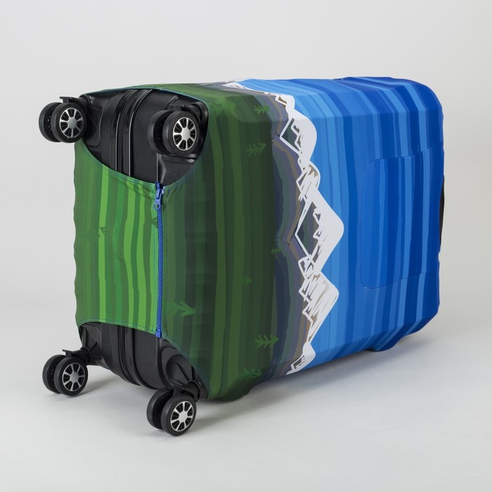 Чехол для чемодана 20", 36*24*49, "Горный пейзаж"