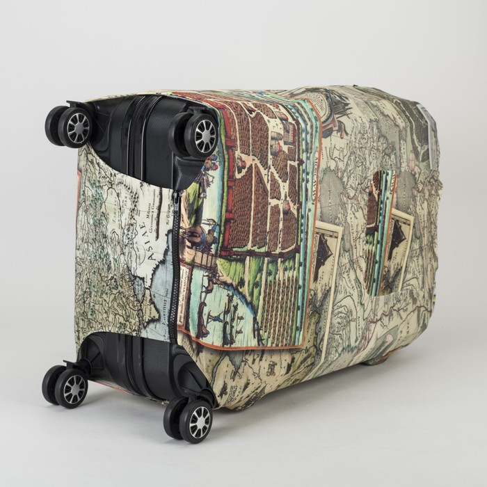 Чехол для чемодана 28", 47*28*71, "Кошачьи проделки"