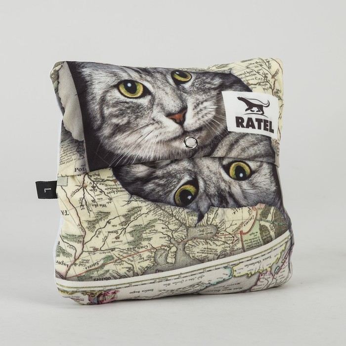 Чехол для чемодана 28", 47*28*71, "Кошачьи проделки"