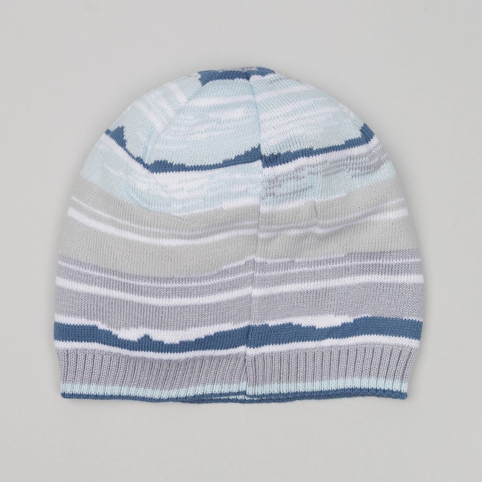 Шапка для мальчика, размер 50-52 см, цвет серый 2828