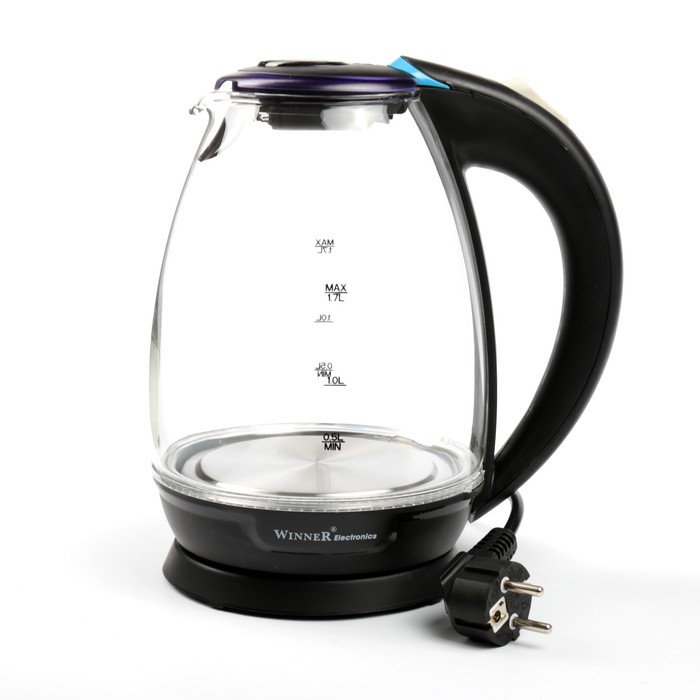 Чайник электрический Winner WR-100, 1.7л, 2200 Вт,