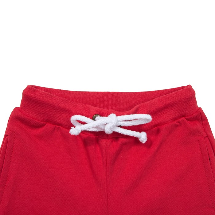 Шорты для мальчика "Манчестер", рост 122 см, цвет красный/тёмно-синий