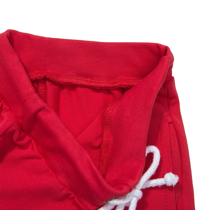 Шорты для мальчика "Манчестер", рост 128 см, цвет красный/тёмно-синий