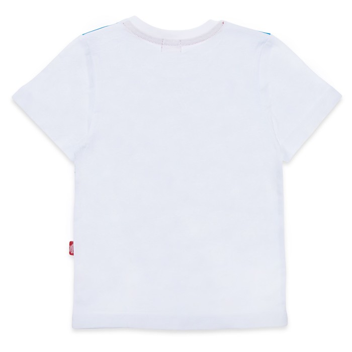 Футболка для мальчика "Лётчик", рост 92 см, цвет белый, принт собака ПДК546001_М