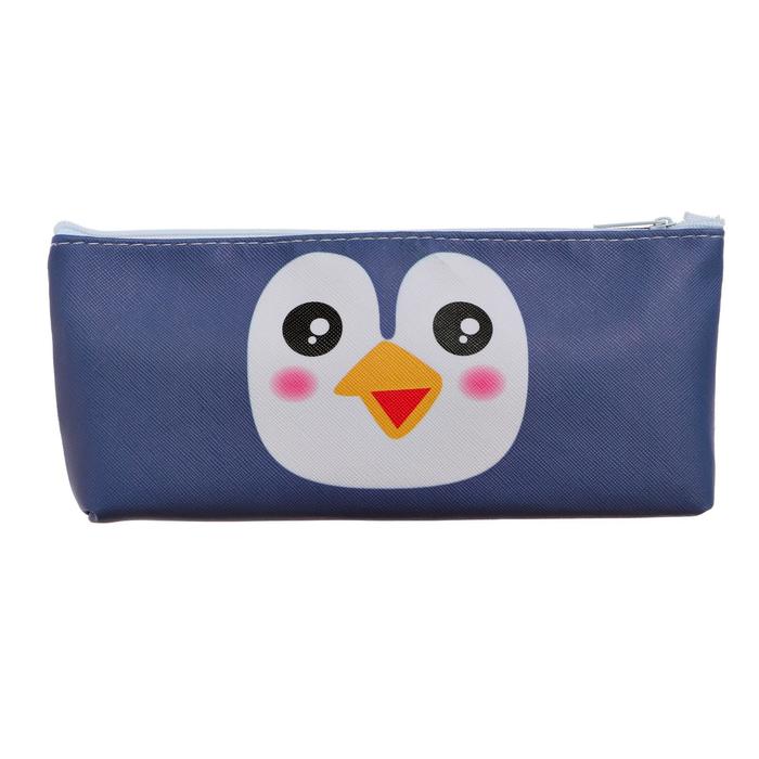 Пенал школьный на молнии МИКС Макаронс