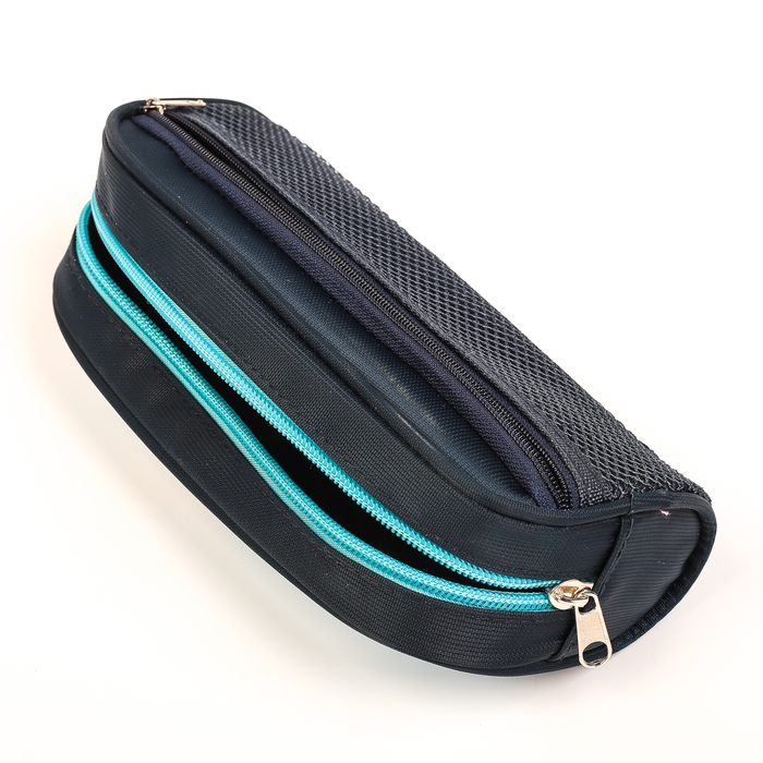 Пенал школьный на молнии 2отделения МИКС Стиль