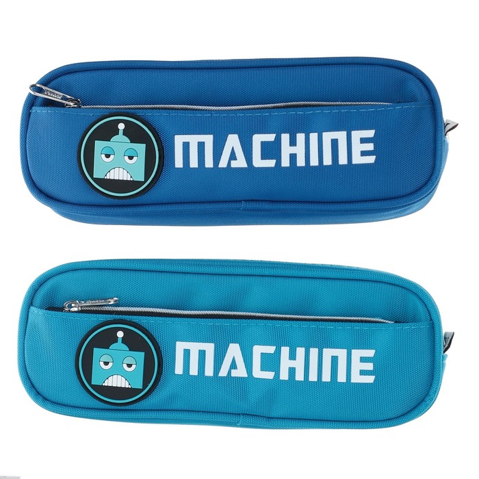 Пенал школьный на молнии 2отделения МИКС Робот