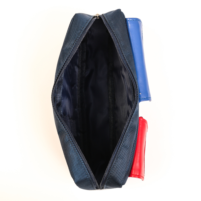 Пенал школьный на молнии 2отделения МИКС Кармашки