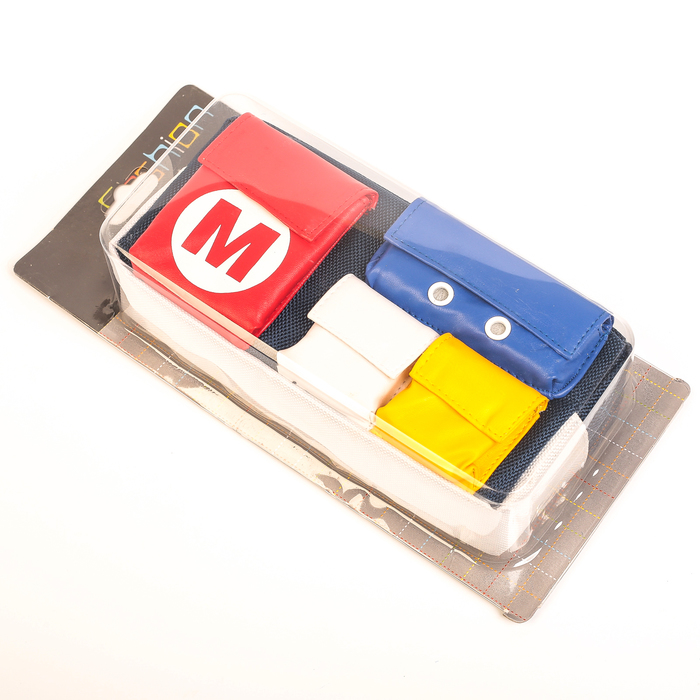 Пенал школьный на молнии 2отделения МИКС Кармашки