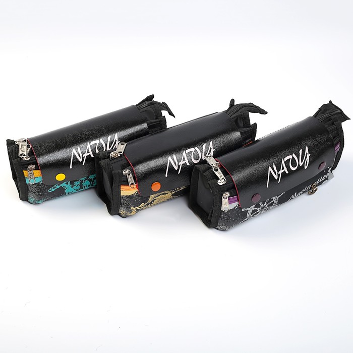 Пенал школьный на молнии 2отделения МИКС Морской стиль