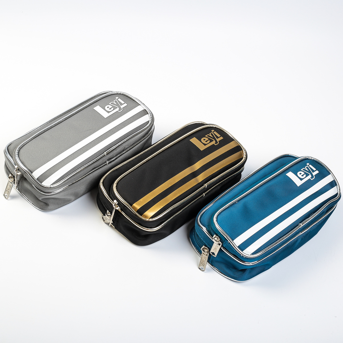 Пенал школьный на молнии 2отделения МИКС LEYI