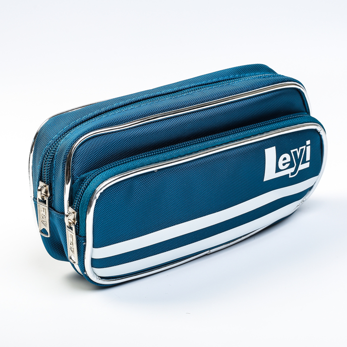 Пенал школьный на молнии 2отделения МИКС LEYI