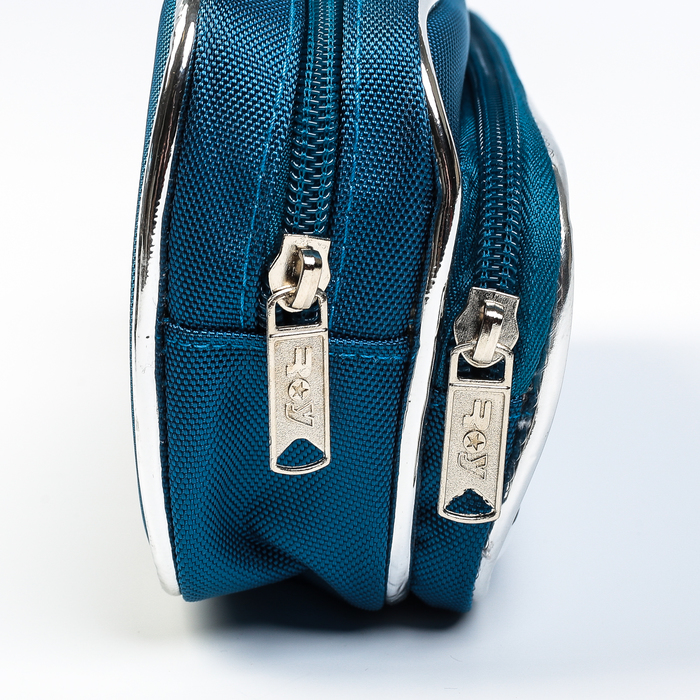 Пенал школьный на молнии 2отделения МИКС LEYI