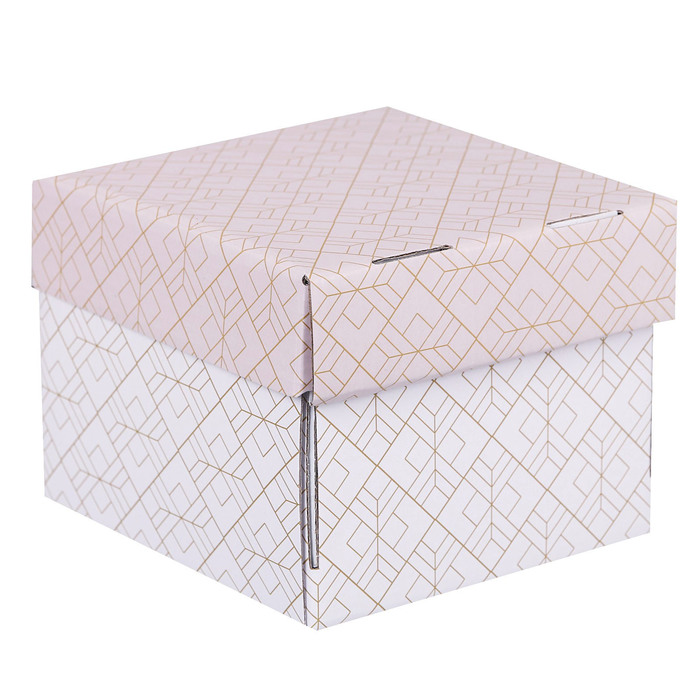 Складная коробка «Узоры», 15 х 15 х 12 см