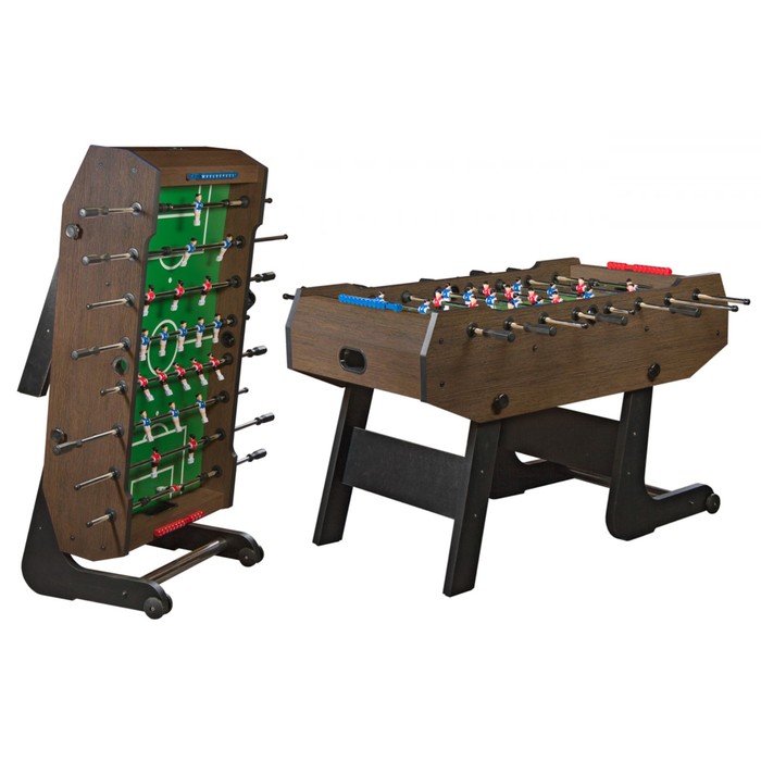 Игровой стол - футбол  складной "Maccabi" (140x75x89, венге)