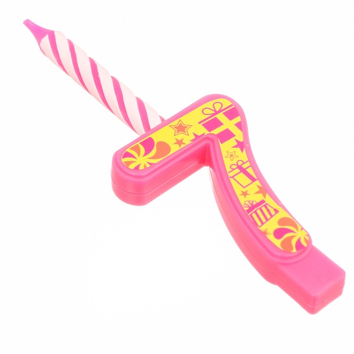 Свеча цифра "7"